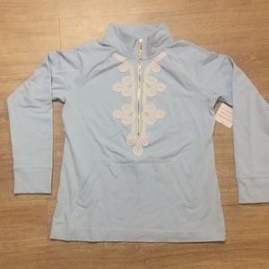 Light blue Lilly Pulitzer quarter zip